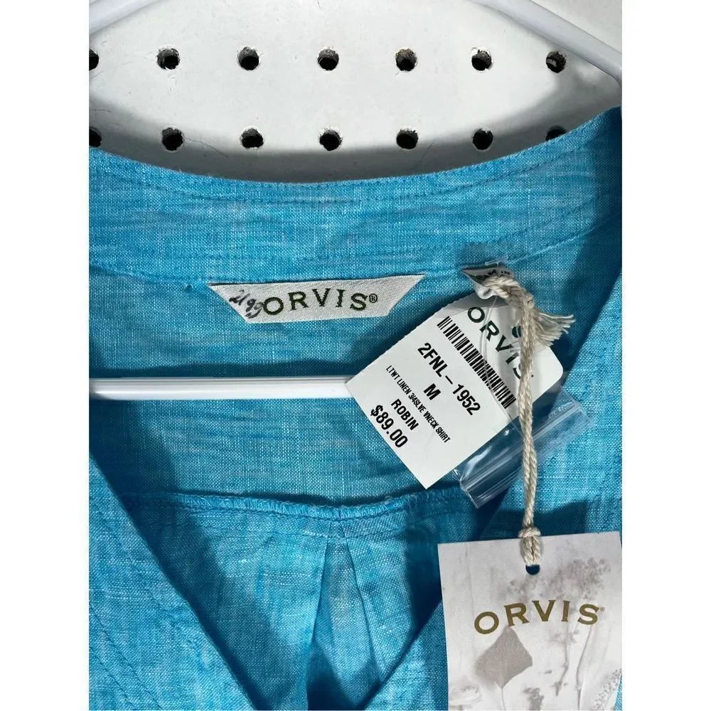 Orvis button down linen shirt - Picture 6 of 6